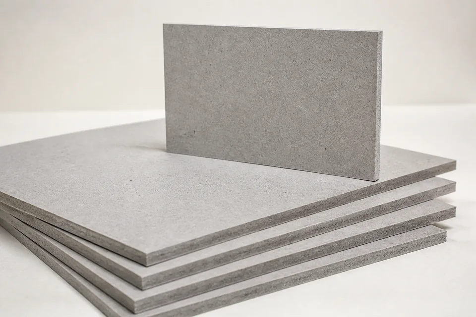 Thick greyboard sheets used for rigid boxes