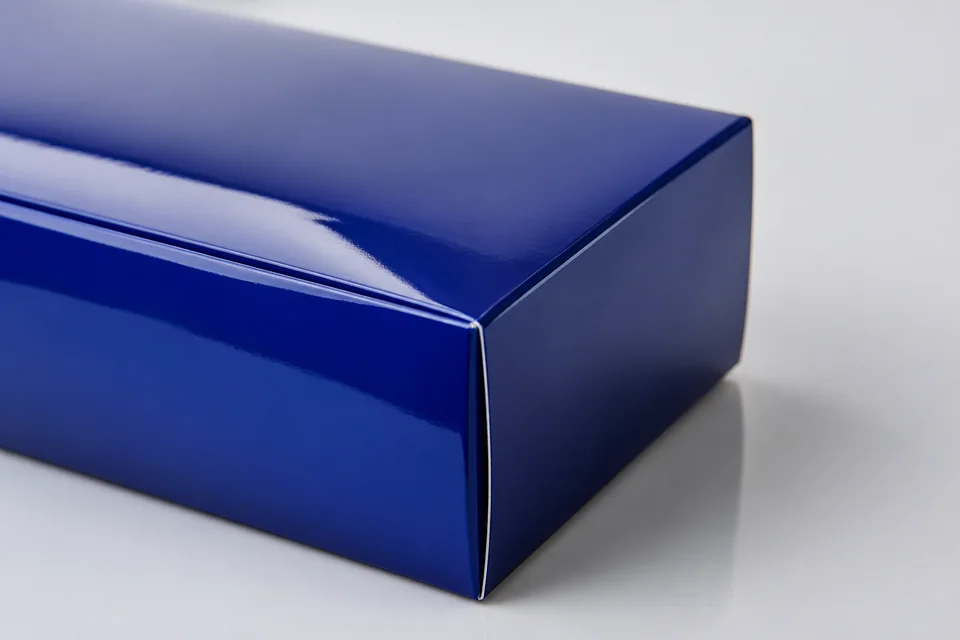 UV-coated printed paperboard surface