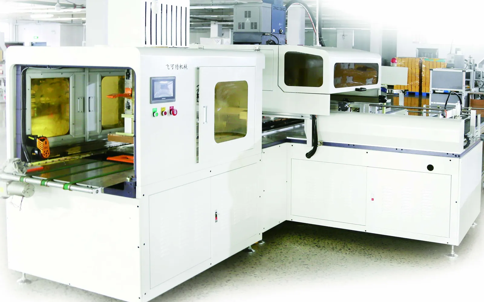 Automatic box assembly machine for rigid gift box production