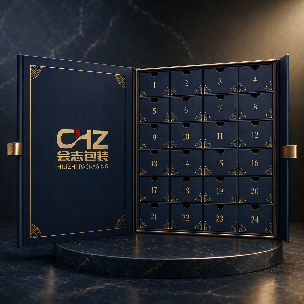 Huizhi Packaging Advent Calendar Box packaging concept 01