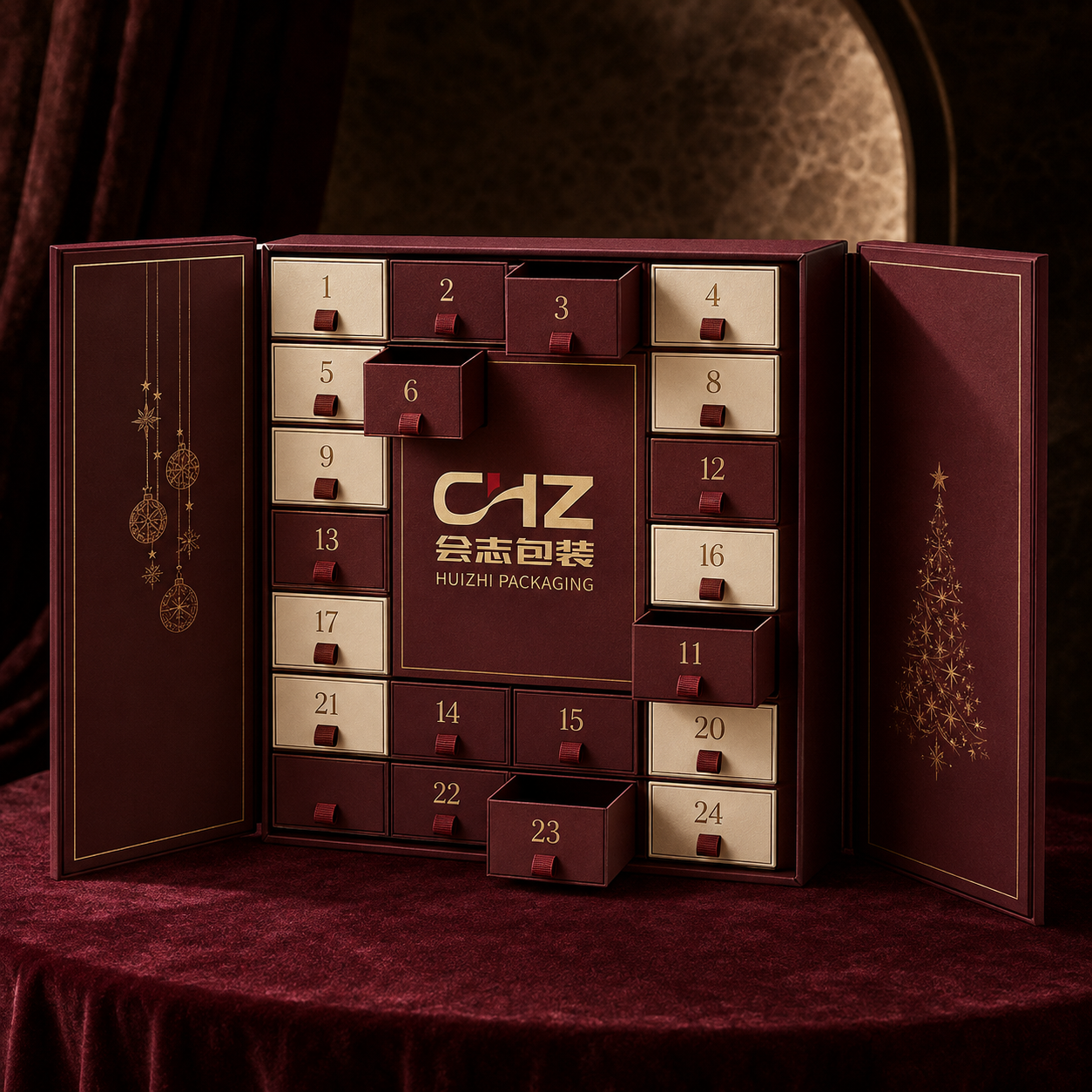 Huizhi Packaging Advent Calendar Box packaging concept 02