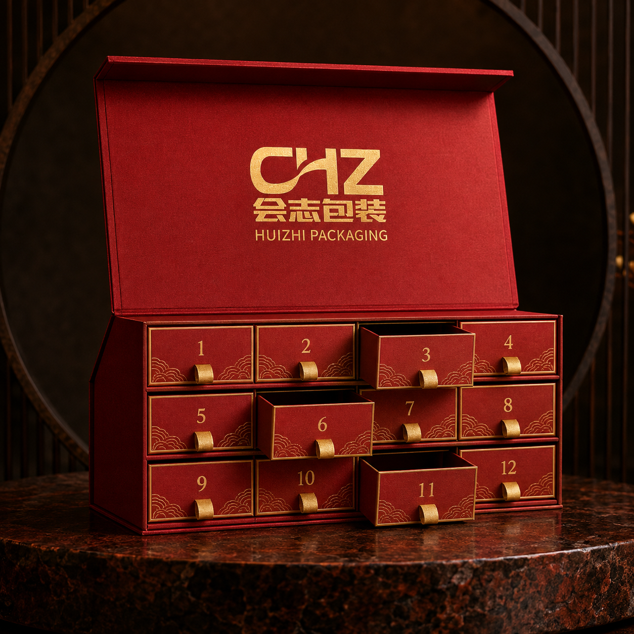 Huizhi Packaging Advent Calendar Box packaging concept 05