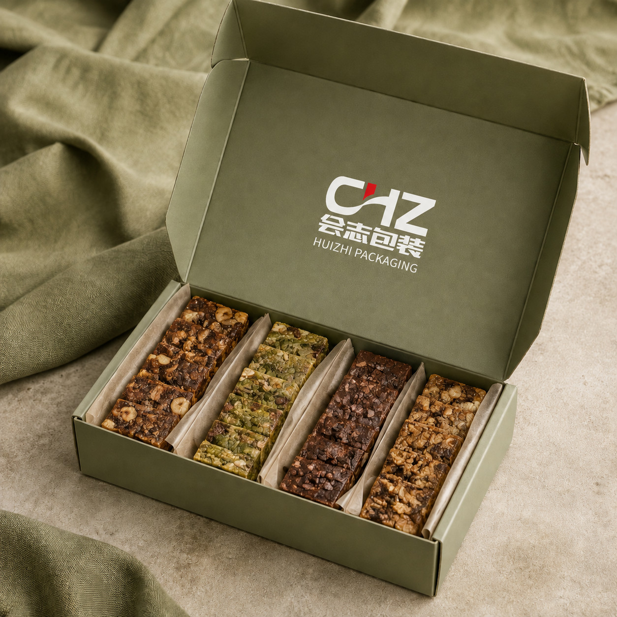 Sustainable Snack Bar Box