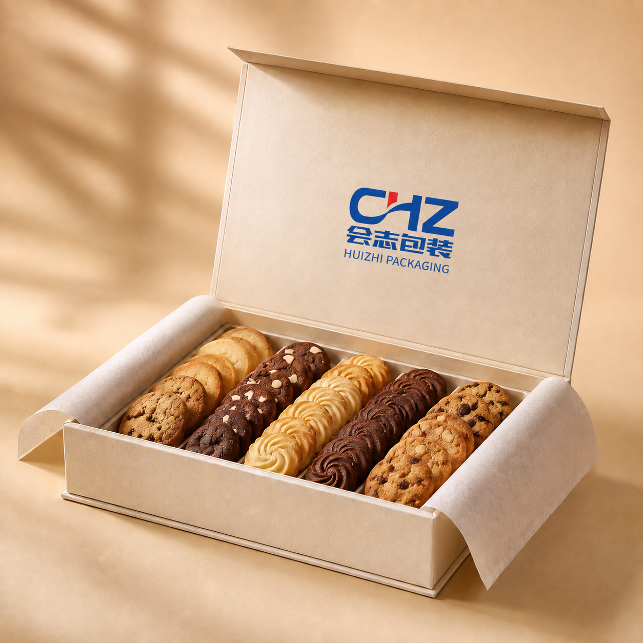 Cream Cookie Magnetic Box
