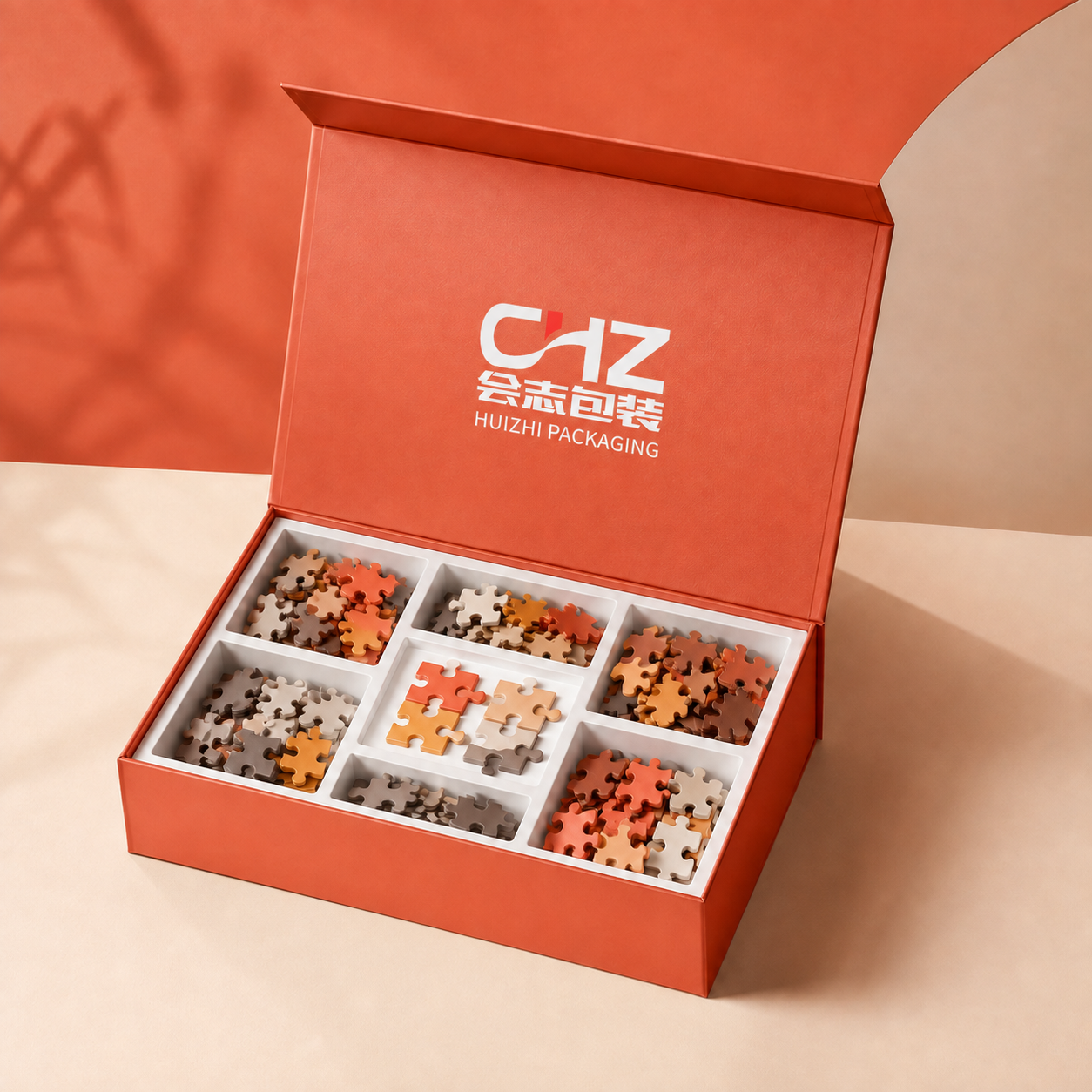 Coral Puzzle Gift Box