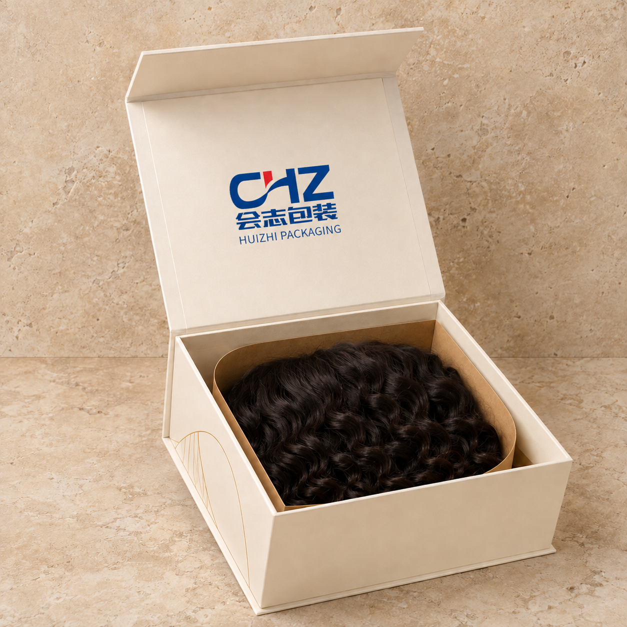 Curly Wig Folding Carton