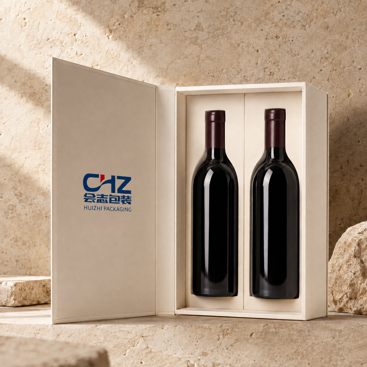Custom wine gift box concept 02