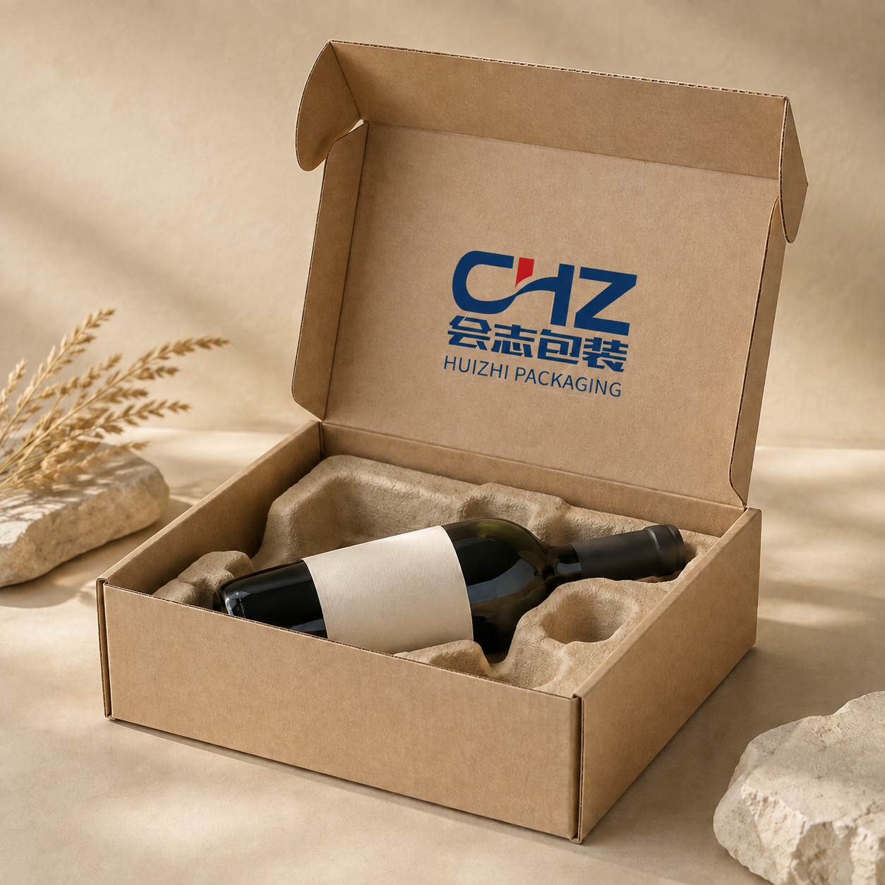 Custom wine gift box concept 06