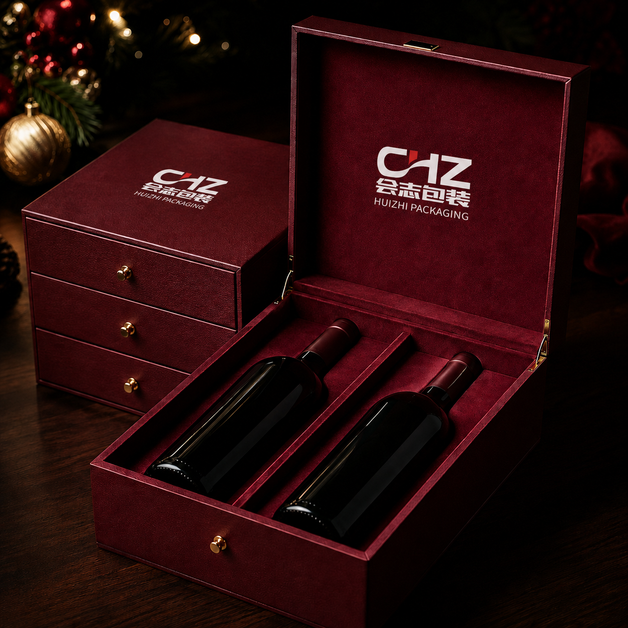 Custom wine gift box concept 12
