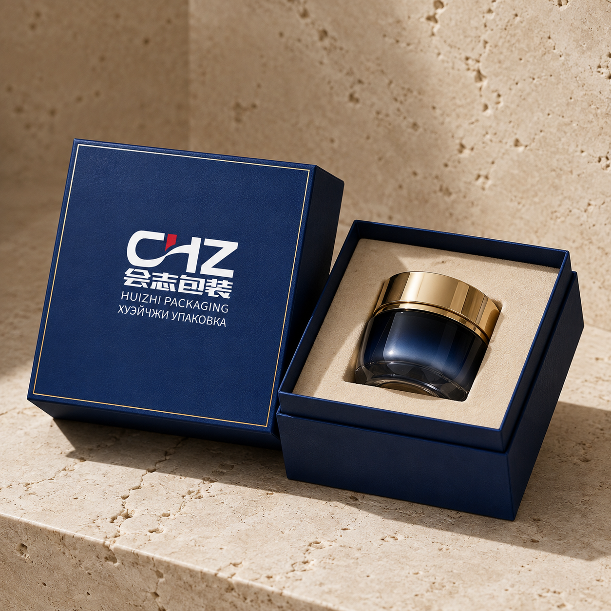 Huizhi Packaging Lid and Base Box packaging concept 01