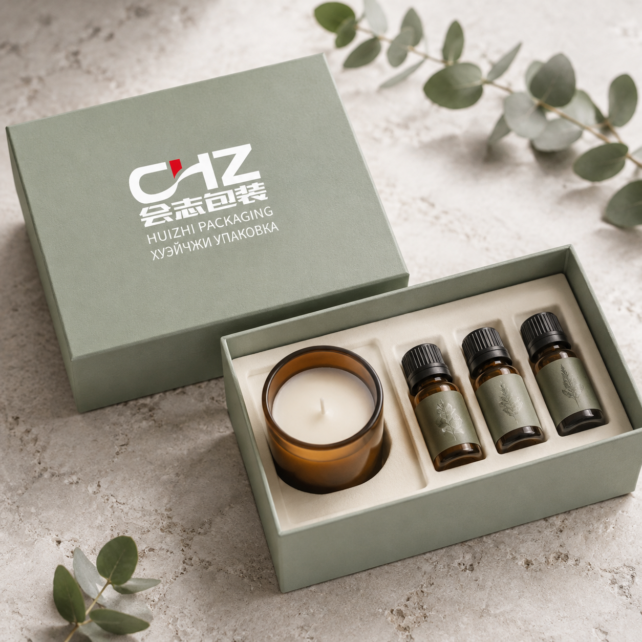Huizhi Packaging Lid and Base Box packaging concept 10
