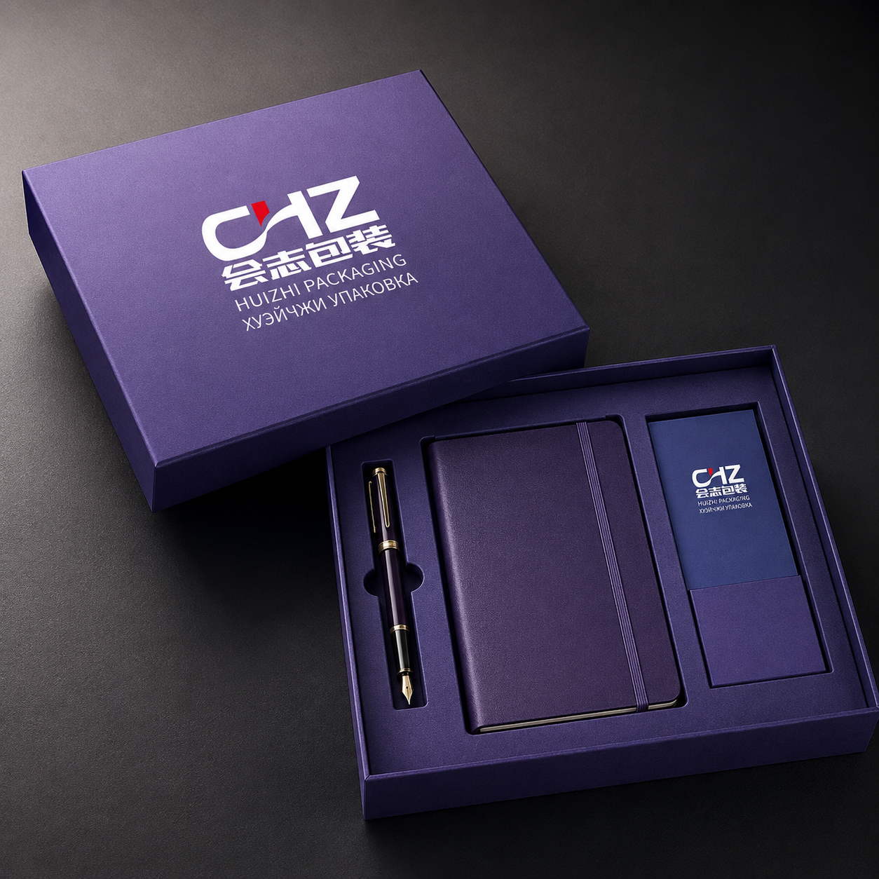 Huizhi Packaging Lid and Base Box packaging concept 11