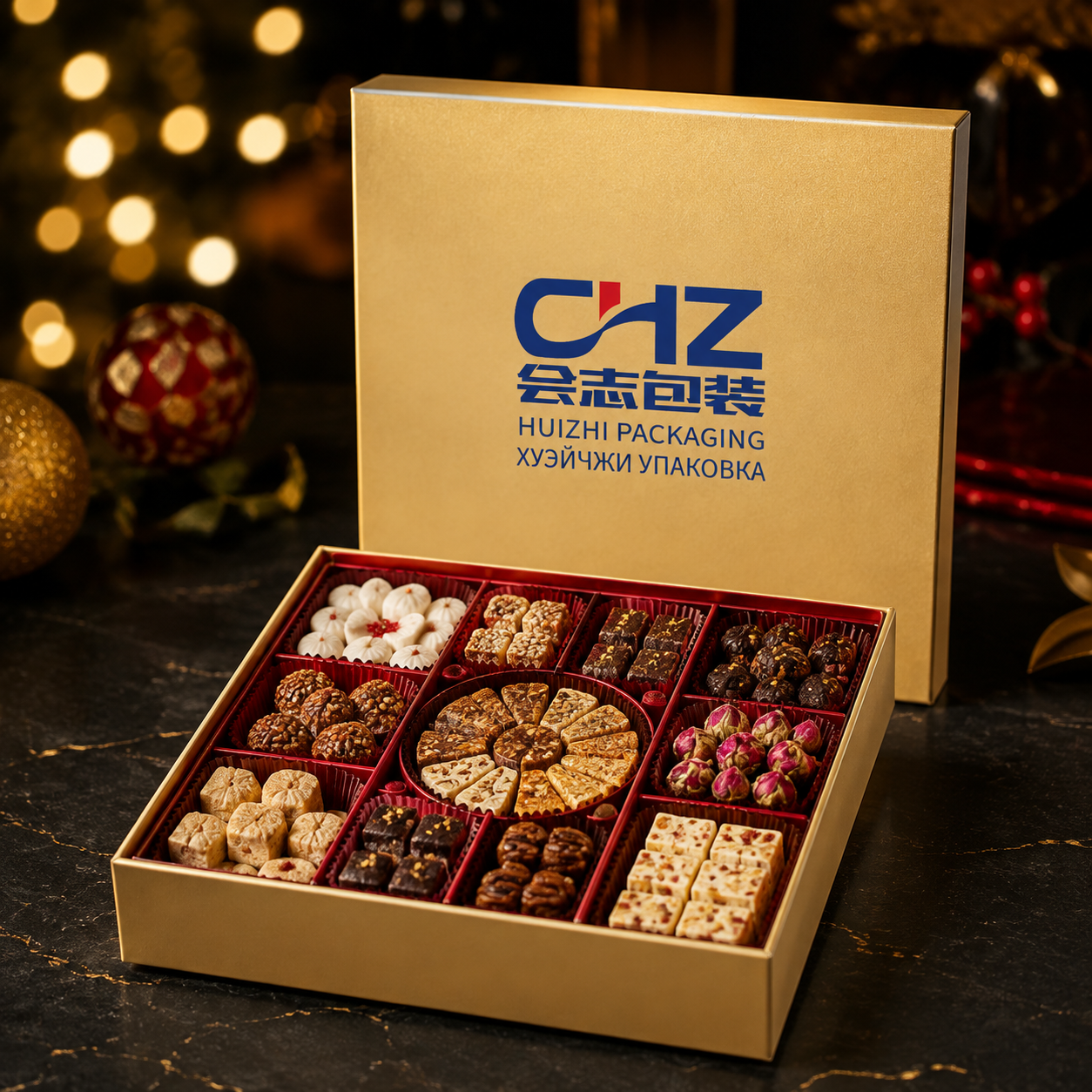 Huizhi Packaging Lid and Base Box packaging concept 12